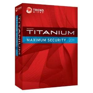 Trend Micro Titanium Maxmium Security 2011 1year 3users Trend 1y 3pc