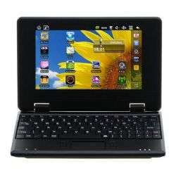 EPC-7000S 7 inch Google Android 2.2 External Keyboard Support RJ45 Notebook Black!FREE SHIPPING!