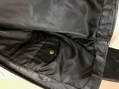 Men's Geniune Leather Jacket - Medium