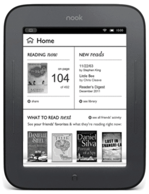 Barnes & Noble Nook Simple Touch eBook Reader (WIFI Only)