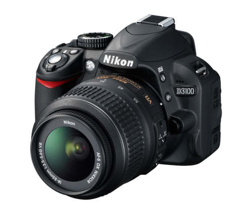 Nikon D3100 14.2 Megapixel Digital SLR Camera with 18-55 mm Lens AND 55-200mm Lens