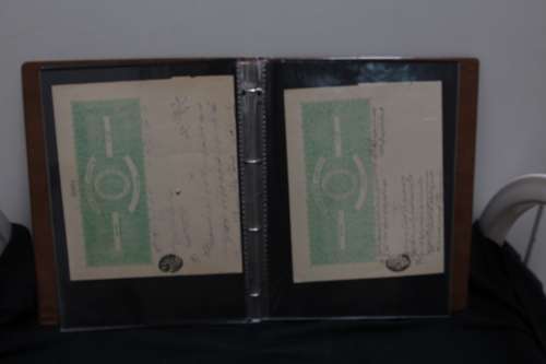 INDIA & INDIAN STATES Revenue Documents including Tonk States  ... 15 Items in a small ringbinder