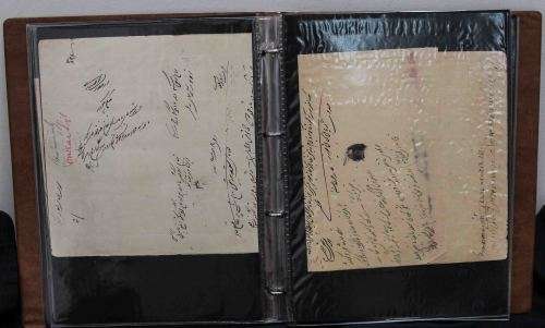 INDIA & INDIAN STATES Revenue Documents including Tonk States  ... 15 Items in a small ringbinder