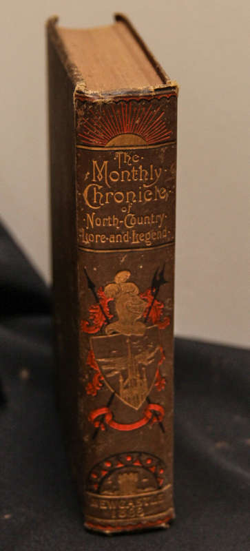 OLD BOOK of 1888 .... Very Good Condition No Loose Pages. The Monthly Chronicle
