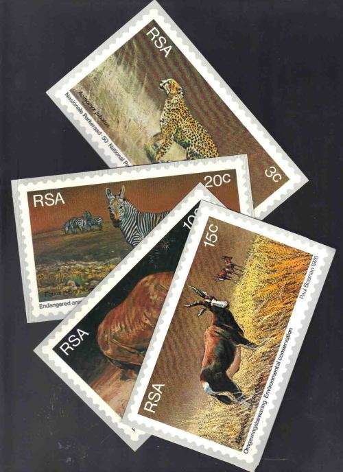 RSA  Postcards x 4  ... Conservation