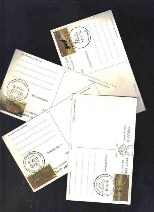 RSA  Postcards x 4  ... Conservation