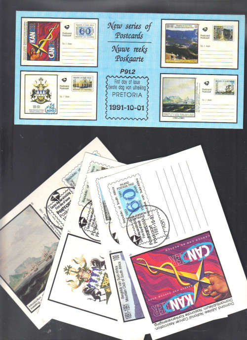 RSA Postcards . SAPO ..   Postcard  5 - 9... Issued 2 Mei 1992 ... Plus info Bulletin Clean