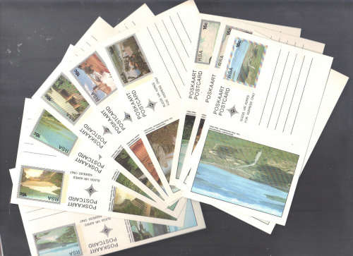 RSA Postcards . SAPO ..   Full set of 10 .... Dams 16c ... Clean