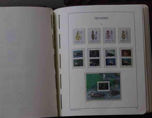 Brown Lighthouse Album with slipcase . Populated Transkei Bophuthatswana Complete . Lovely Condition