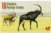 RSA 1998 Stamp booklet No. 35 Kruger National Park Centenary see note