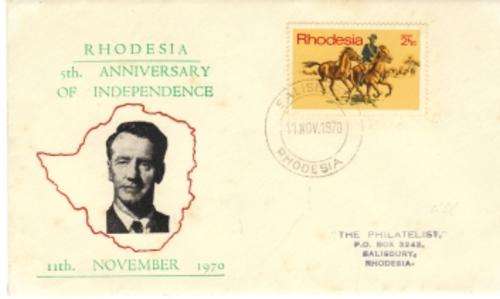 RHODESIA ::: COVER 1970 ::: as per scan