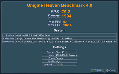 Gigabyte GeForce GTX 1060 WINDFORCE OC 6GB GDDR5 (Excellent Condition)