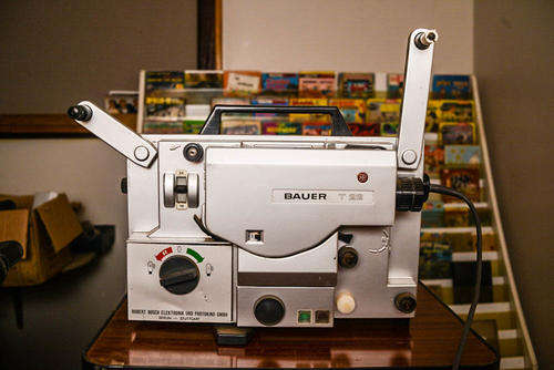 bauer t22 projector with short 8mm  films