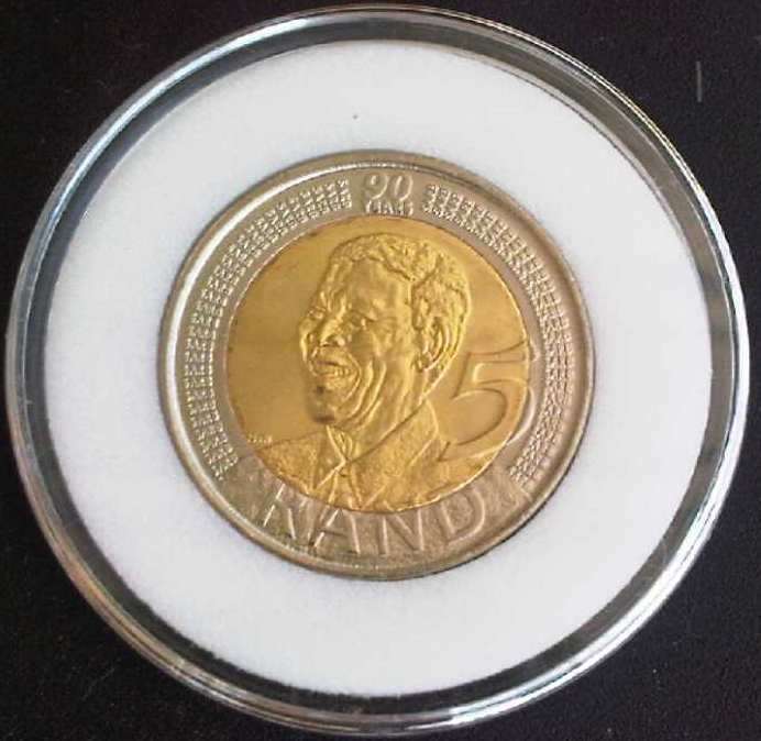 Mandela 2008 Birthday coin