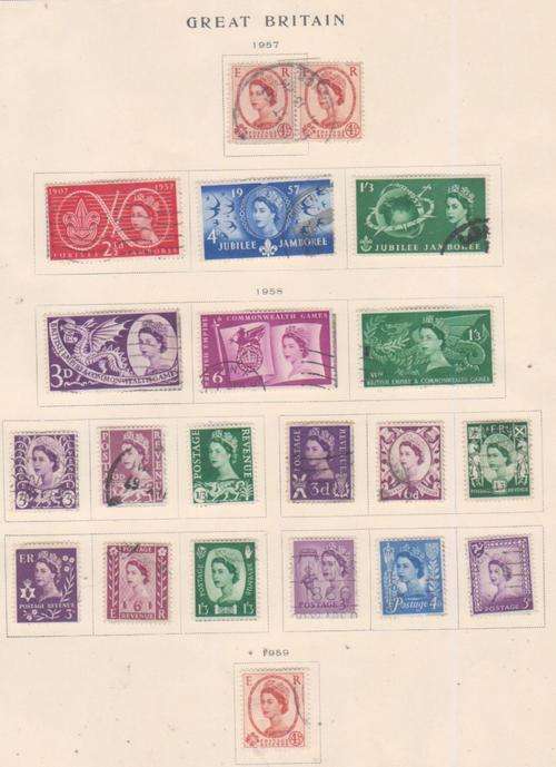 GB QE11 1957 USED