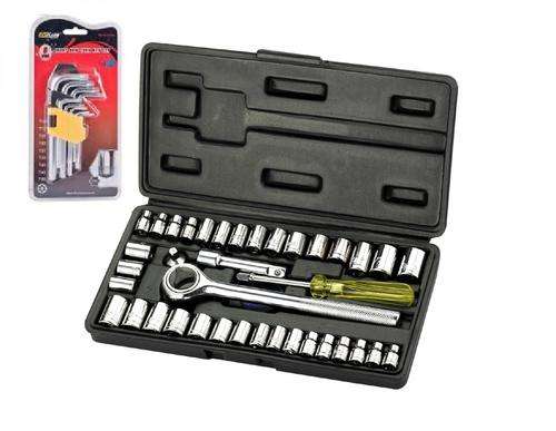 9 pcs Torx key set and 40 pcs Combination wrench set combo