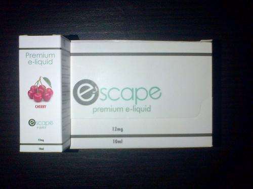12mg Cherry ELECTRONIC CIGARETTE E-LIQUID  Escape Premium e Juice 10ml - Save on shipping!