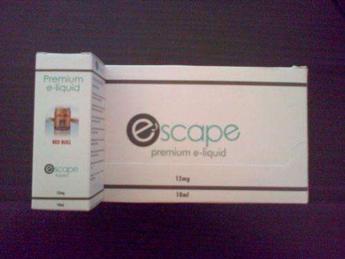 12mg Red Bull Flavor ELECTRONIC CIGARETTE E-LIQUID  Escape Premium e Juice 10ml - Save on shipping!