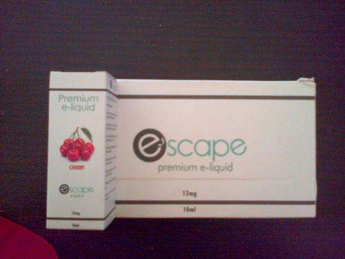 12mg CHERRY ELECTRONIC CIGARETTE E-LIQUID  Escape Premium e Juice 10ml - Save on shipping!