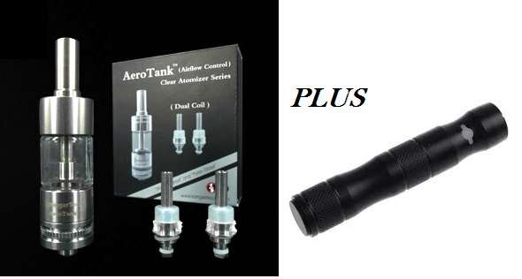 Kangertech Aerotank (Dual Coil) + 1300 mAh Varable Voltage Battery!! - Electronic Cigarettes