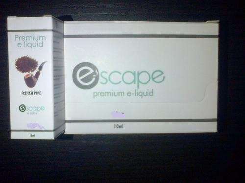 French Pipe ELECTRONIC CIGARETTE E-LIQUID  Escape Premium e Juice 10ml