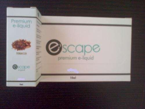 TOBACCO ELECTRONIC CIGARETTE E-LIQUID  Escape Premium e Juice 10ml