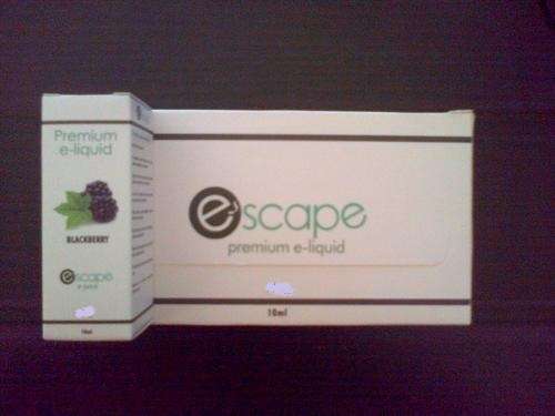 BLACKBERRY ELECTRONIC CIGARETTE E-LIQUID  Escape Premium e Juice 10ml