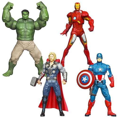 Avengers Action Figures x 4
