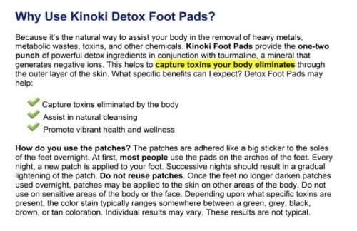 Kinoki Foot Pads