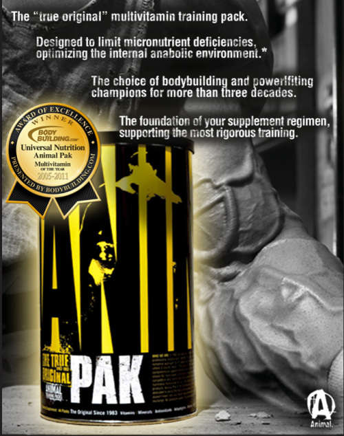 Universal ANIMAL PAK Multivitamin (44 Packs)