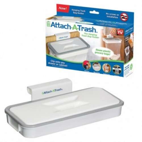 Attach a Trash - Hanging Trash Bag Holder