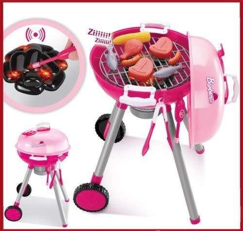 Mini Braai Barbecue Play Set - Red or Pink