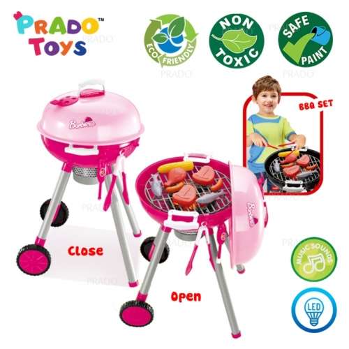 Mini Braai Barbecue Play Set - Red or Pink
