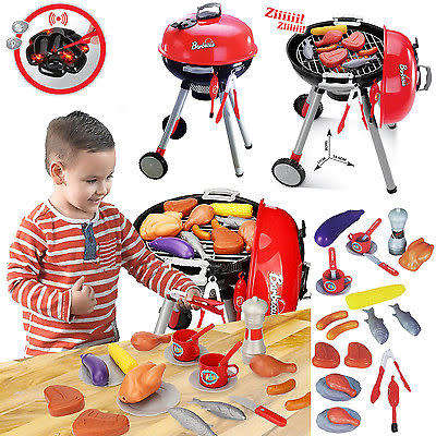 Mini Braai Barbecue Play Set - Red or Pink