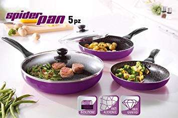 5 Piece Anti Stick Pan Set