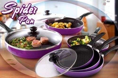 5 Piece Anti Stick Pan Set
