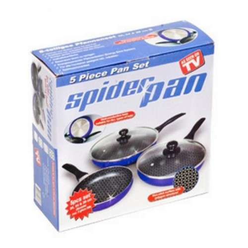 5 Piece Anti Stick Pan Set