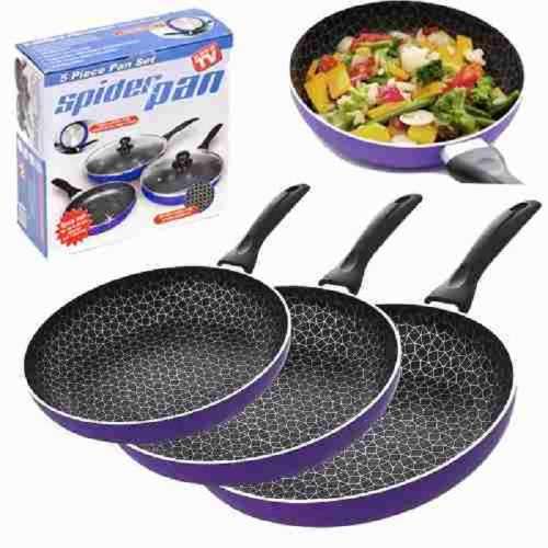 5 Piece Anti Stick Pan Set