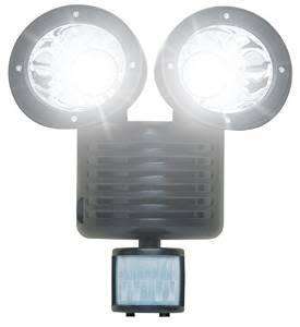 Solar Power Motion Sensor light 22 LED Dual Head Outdoor