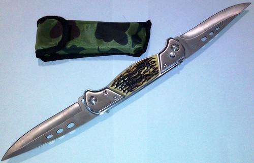 DOUBLE BLADE POCKET KNIFE