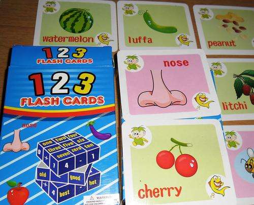 FLASH CARDS 1 2 3