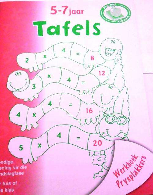 TAFELS WERKBOEK VIR KINDERS