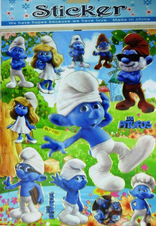 THE SMURFS STICKERS