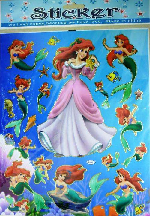 LITTLE MERMAID STICKERS