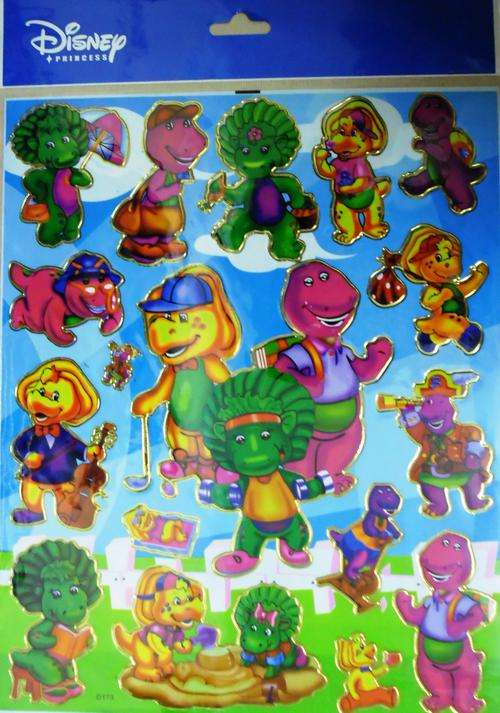 BARNEY STICKERS