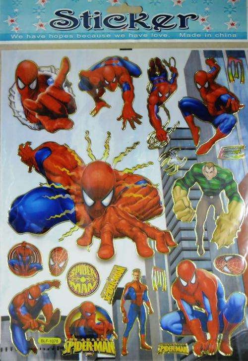 SPIDERMAN STICKERS