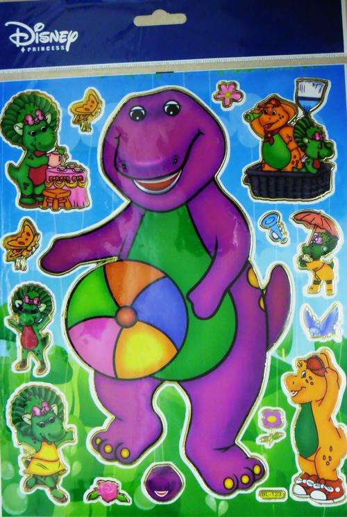 BARNEY THE DINOSAUR STICKERS