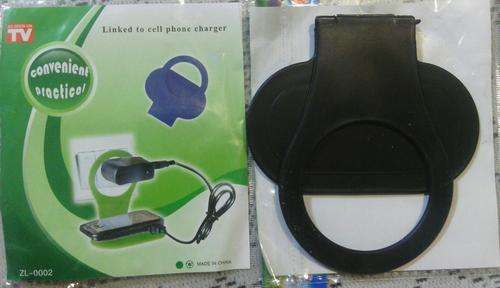 LINKED TO CELL PHONE CHARGER BLACK