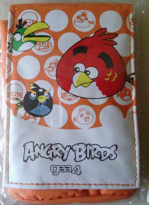 ANGRY BIRDS POUCH - phone/ ipod eg.