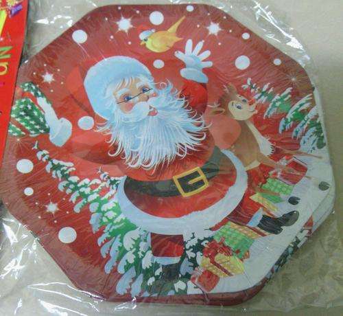CHRISTMAS PAPER PLATES 10s